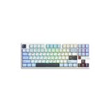 F87 PRO V2 Mekanik RGB TKL Star Vector Switch Kablosuz Makrolu Hot Swap Klavye Lacivert
