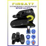 F874 Eliptik Kondisyon Bisikleti LCD Ekran Egzersiz Aleti Ayak Masaj Aleti 50W 3modlu 5 Hız Ayarı - Siyah