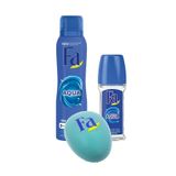 Fa Aqua Deo Spray 150 ml + Fa Aqua Roll-On 50 ml + Saç Açıcı Tarak Seti
