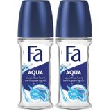 Fa Aqua Roll-On 50 ml Okyanus Kokulu Kadın Roll-on 2li paket