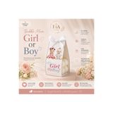 F&A Candle 25 Adet Girl or Boy Bubble Mum Hediyelik El Yapımı Vanilya Kokulu Baby Shower Cinsiyet Partisi