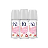 Fa Freshly Free Greyfurt Liçi Roll-On 50 ml x3 Set – 48 Saat Koruma ve Leke Karşıtı Formül