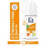 Fa Freshly Free Salatalık & Kavun Roll-On 50 ml– 48 Saat Koruma, Leke Karşıtı Formül