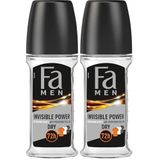 Fa Invisible Power Roll-on 50 ml (2 paketi)