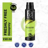 Fa Men Erkek Deosprey Nane ve Bergamot Ferahlığı 150 ml – Pudrasız, Alüminyum Tuzsuz, 48 Saat Etkili Koruma