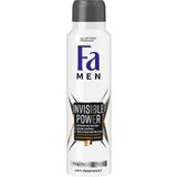 Fa Men Invisible Power Erkek Deodorant Sprey, 150 ml, Clean Fresh Scent