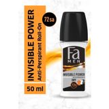 Fa Men Invisible Power Roll-On 50 ml Erkek Deodorant - 48 Saat Kalıcı Leke Karşıtı Formül