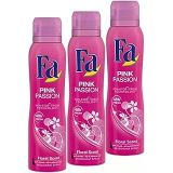 Fa Pink Passion Deodorant Sprey, Floral Scent, 150 ml, 3'lü Set