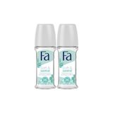 Fa Soft & Control Roll-On 50 ml Kadın Deodorant - 2 Adet 48 Saat Kalıcı Yasemin Ferahlığı