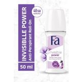Fa Women Invisible Power Leke Karşıtı Roll-On 50 ml Deodorant - 72 Saat Etkili Kıyafet Korumalı