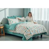 Faal Botanik Desen Çift Kişilik Nevresim Takımı - 200 x 220 cm - 001-Renkli