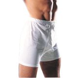 FAAL Erkek Boxer, 2'li Paket, Penye Süprem Arjantin Kuması, Paçalı, Beyaz, 2XL