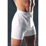 FAAL Erkek Boxer, 6'lı Paket, Penye Süprem Kumaş, Beyaz, M Beden