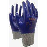 Faba EP-1303 Lacivert Nitril Polyester Eldiven 9/l - 1 Çift - Mor
