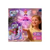FABBA TOYS 6068672 İnteraktif Kristal Sihirli Uçan Peri Sensör Kontrollü El Takip Eden Işıklı Uçan Peri Oyuncağı Kristal Kanatlı Hareket Sensörlü Kız Çocuk Eğitici Eğlenceli Oyuncak