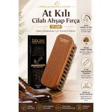 Fabcare Doğal At Kılı Cilalı Ahşap Ayakkabı Temizleme Fırçası 17 cm
