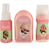 Fabcare Kadın Ayakkabı Bakım Seti - 3'lü (Deodorant + Likit Ayakkabı Boyası + Parlatıcı Sünger)