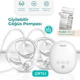 Fabcio Mamma Çiftli Giyilebilir Smart Göğüs Pompası - Standart - Beyaz