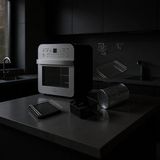 Fabcio Pesto Smart Çok Amaçlı Wi-Fi Airfryer 12 Lt Tek Hazne ile Isı Ayarı Özelliği - Koyu Inox