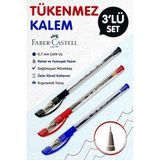 Faber 1425 İnce Iğne Uçlu Tükenmez Kalem 0,7Mm 3 Farklı Renk -T1030
