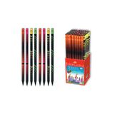 Faber Ağ Ve Iz Desenli Yuvarlak Kurşun Kalem Siyah Ahşap 72 Li Paket (5242115813)