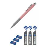 Faber Apollo 0.7 Uçlu Kalem Pembe + Faber Sınav Silgisi + Faber 0.7 Uç