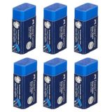 Faber Castel 187170 Mavi Exam Eraser 6'lı Sinav Silgisi