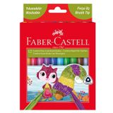 Faber Castel Comfort Fırça Uçlu Keçeli Kalem 12'li 155242