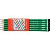 Faber-Castel Kurşun Kalem Mercanlı Köşeli 105 2160000 Yeşil 12'li
