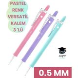 Faber-Castell 0.5 mm Pastel Renk Versatil Kalem 3 'lü Faber Castell Edge - diğer - Çok Renkli