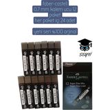 Faber-Castell 0.7 mm Kalem Ucu 12 Paket Her Paket Içi 24 Adet Yeni Seri %100 Orjinal - Çok Renkli - diğer