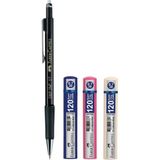 Faber-Castell 0.7 mm Uçlu Versatil Kalem Siyah Hafif Gövde 3 Adet Okul Ve Ofis İçin - Çok Renkli