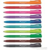 Faber-Castell 1 Adet Mor Renkli Tükenmez Kalem Pratik Kullanım İçin Uygun