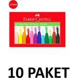 Faber-Castell 10 Paket Karton Kutu 12 Renk Pastel Boya