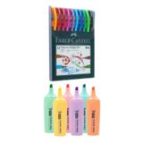 Faber Castell 10 Renk Tükenmez Kalem 1425 Mikro 6 Renk Pastel Fosforlu Mk-605 F.K