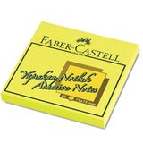 Faber-Castell 100 Sayfa 75x75 Fosforlu Sarı Yapışkanlı Not Kağıdı