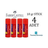 Faber Castell 10gr. Stick Yapıştırıcı 4 Adet