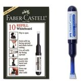 Faber Castell 10'lu Paket Mavi Mürekkep Refili Beyaz Tahta Kalemi