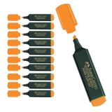 Faber Castell 10'lu Turuncu Fosforlu Kalem