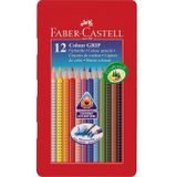 Faber-Castell 112413 Color Grıp 12'li Kuru Boya Kalemi