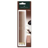 Faber-Castell 113030 Coffee 4'lü Kurşun Kalem