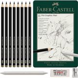 Faber Castell 115220 Pitt Graphite Matt 11 Parça Dereceli Kalem Seti