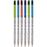 Faber Castell 119603 Calıgraphy Desenli Silgili Kurşun Kalem
