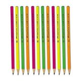 Faber-Castell 12 Adet Candy Kurşun Kalem Renkli HB Derece ile Kolay Silinebilir Yazım