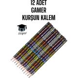 Faber-Castell 12 Adet Gamer Kurşun Kalem Türk Malı - diğer - Çok Renkli