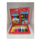 Faber Castell 12 Li Kuru Boya, Sulu Boya, Pastel Boya Seti