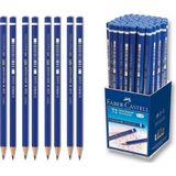 Faber-Castell 12 Li Sınav Kalemi Mavi Renkli Kurşun Kalemler İz Bırakmaz Özellikte