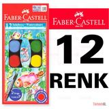 Faber Castell 12 Li Sulu Boya 24Mm 8690826125401
