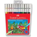 Faber-Castell 12 Renk 155130 Keçeli Kalem Seti Ergonomik Tasarım ile Yaratıcılığınızı Serbest Bırakın