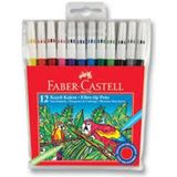 Faber-Castell 12 Renk 196017 Keçeli Kalem Seti Canlı Renkler ile Yaratıcılığınızı Keşfedin